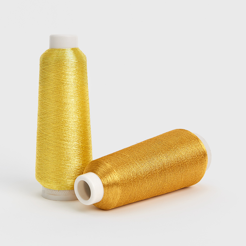 Pure Silver Pure Gold 150D ST Type Metallic Yarn for Embroidery
