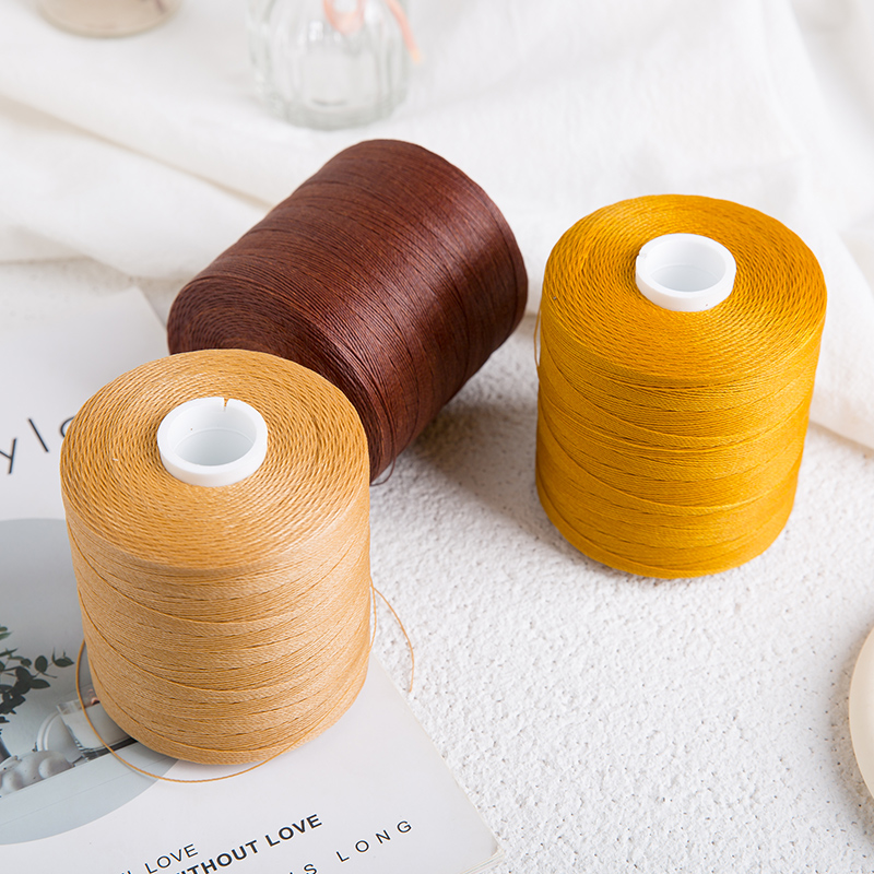 Round Waxed Thread For Leather Stitching & Jewry Macrame