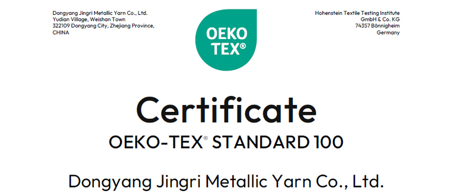 JR METALLIC YARN CO., LTD.